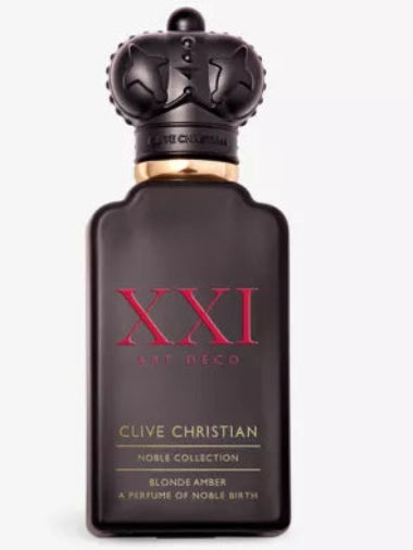 Clive Christian Noble Collection XXI Art Deco Blonde Amber Perfume 50ml